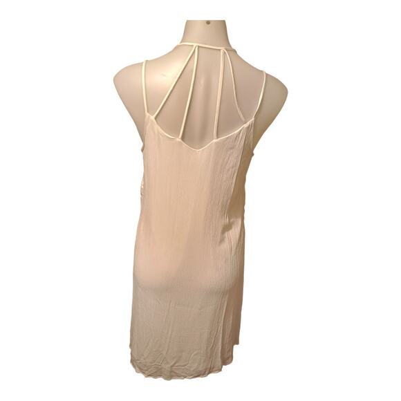 Maurices Women’s White Double Spaghetti Strap Dress Mini Beachy Size Small - Picture 2 of 10